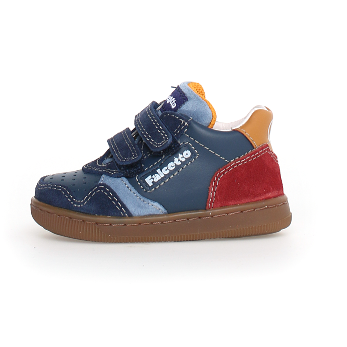 Falcotto Boy's Klip Vl Fashion Sneakers, Bluette Navy/Celeste
