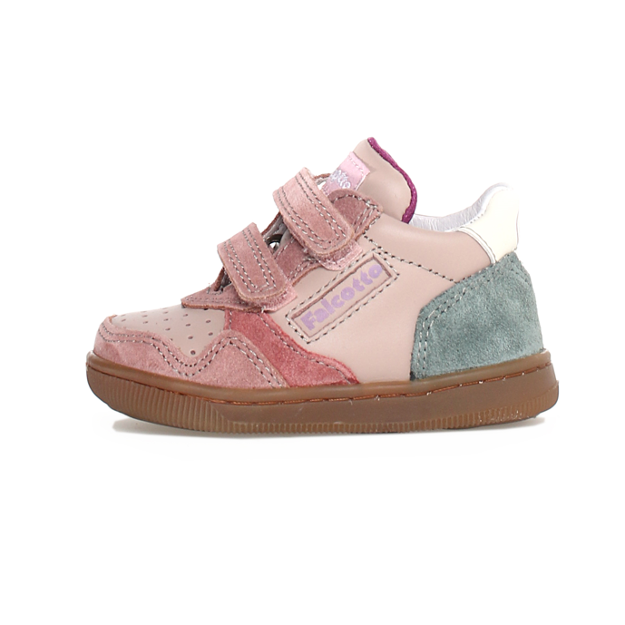 Falcotto Girl's Klip Vl Fashion Sneakers, Cipria/Rose Clay