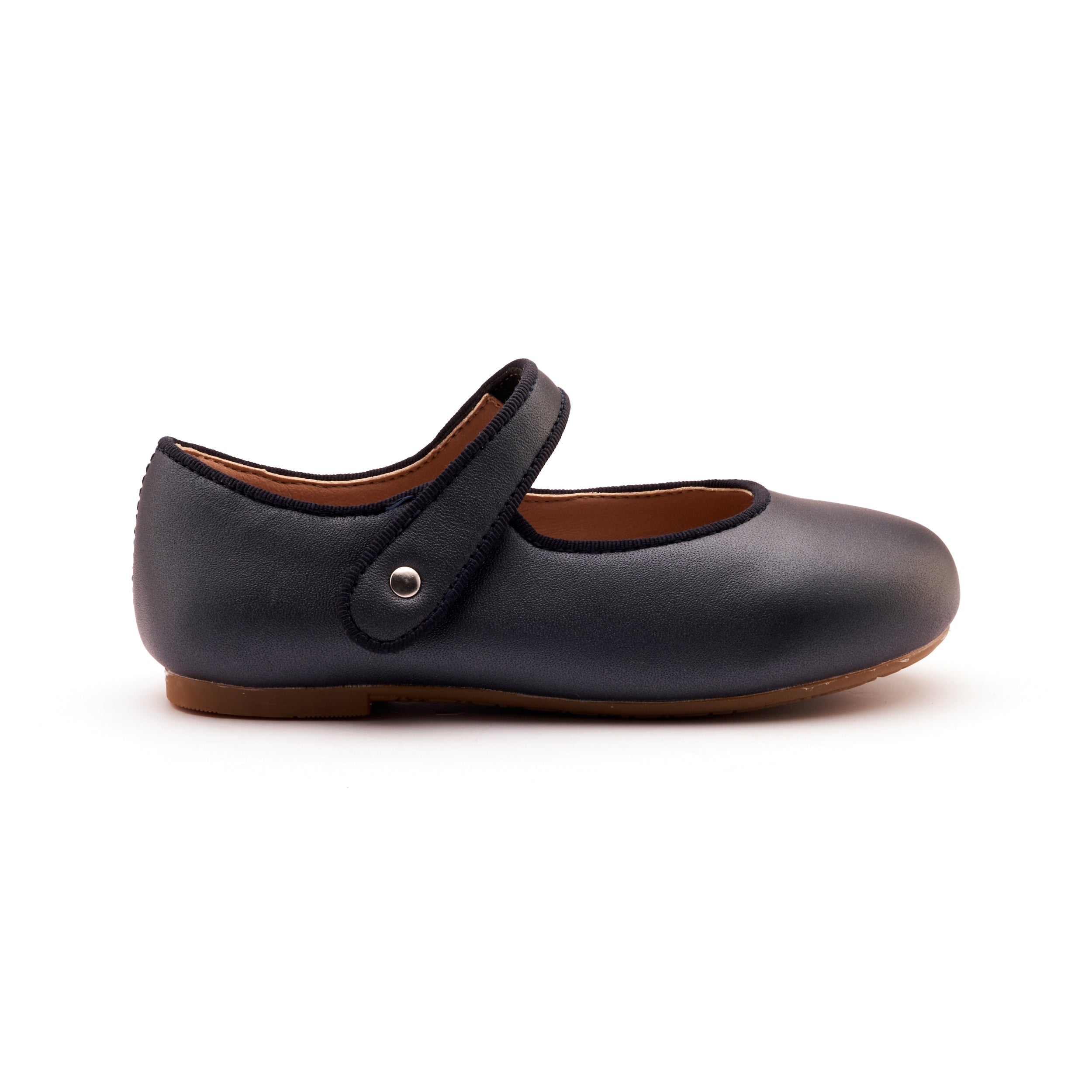 Old Soles Girls Navy Pumps Girls Kids 27 Blue Leather by Childrensalon