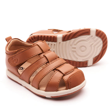 Old Soles Boy's 9502 Surf Sandal Casual Shoes - Tan / Sporco Gum Sole