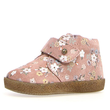 Falcotto Girl's Conte Vl Suede Floral Shoes, Rose