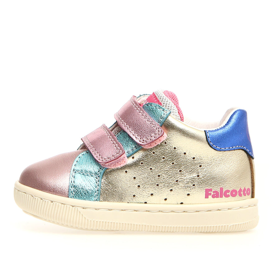 Falcotto Girl's Kiner Fashion Sneakers, Cipria/Platinum