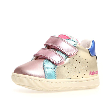 Falcotto Girl's Kiner Fashion Sneakers, Cipria/Platinum