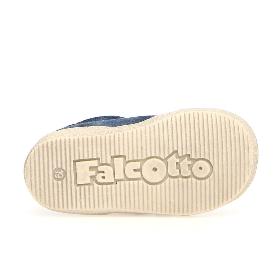 Falcotto Boy's Panki Sneakers, Indigo/Orange