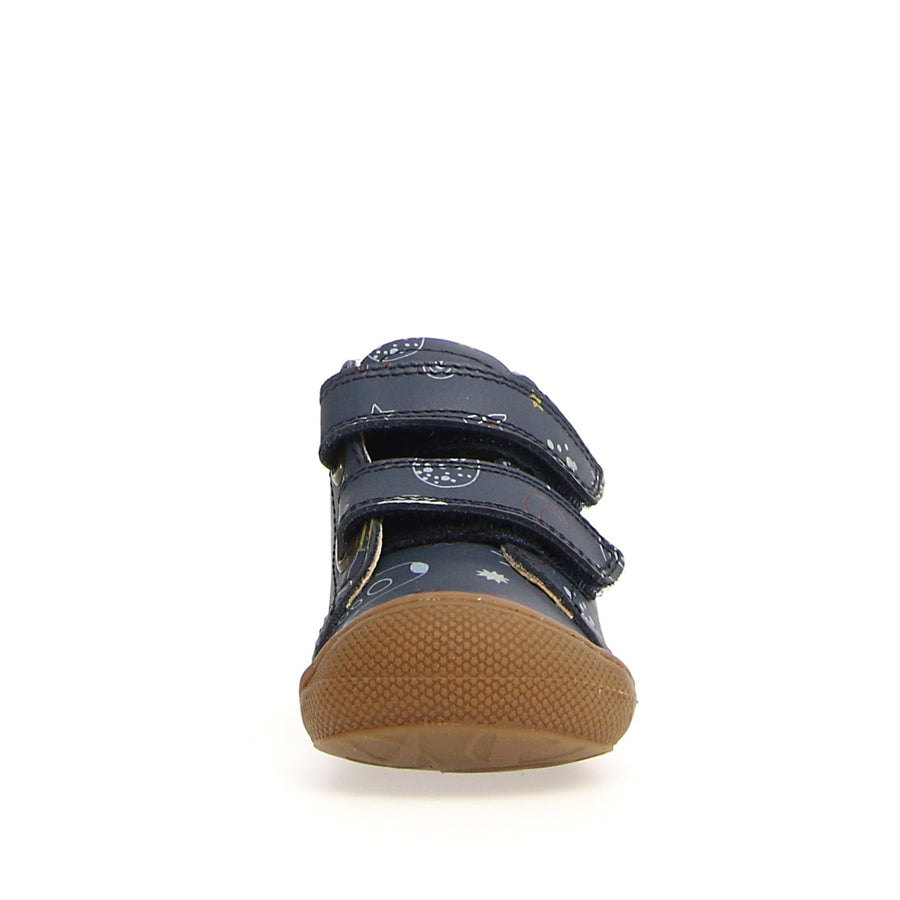 Naturino Boy's & Girl's Cocoon Vl Calf Natural Space Sneakers - Indigo