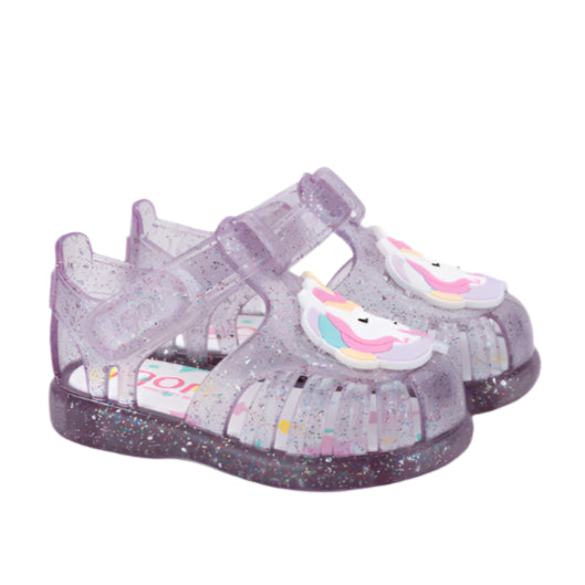 Igor Girl's Tobby Unicornio Sandals Multi Glitter