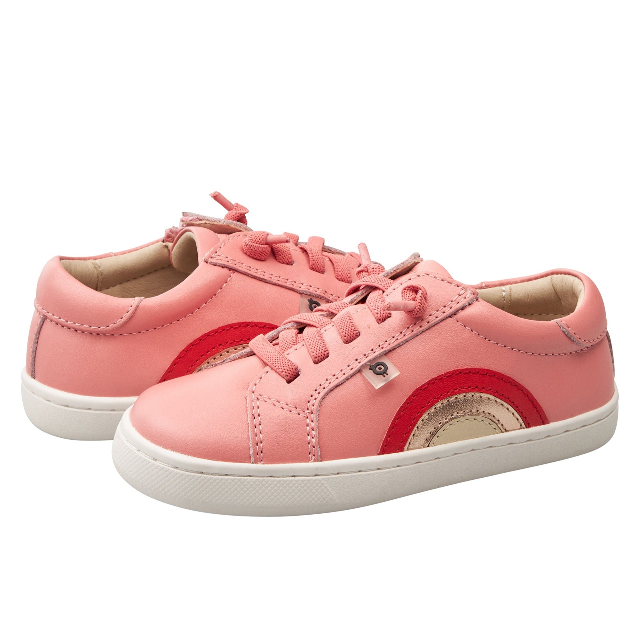 Pink Kid Red Bottom Shoes Old Soles Girl's 6152 Rainbow Jump