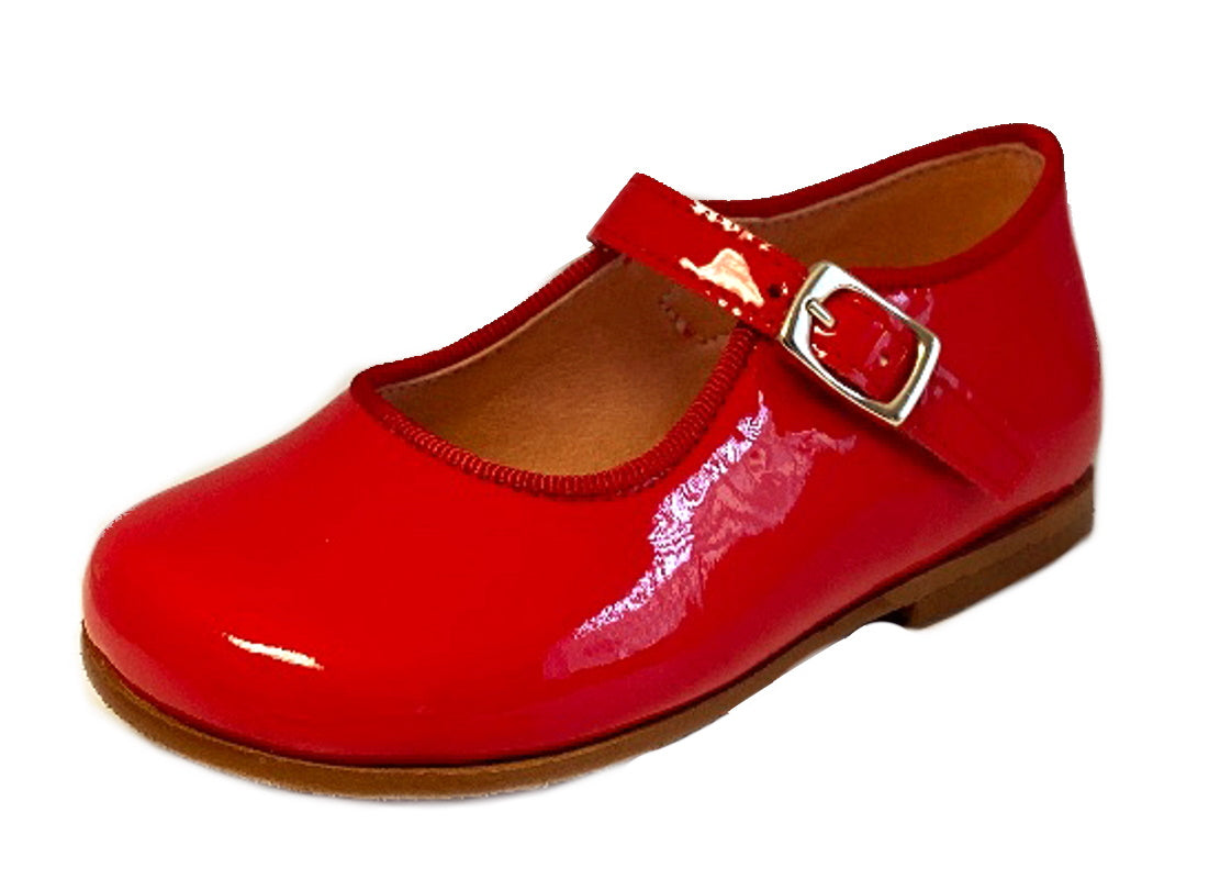 Red Patent Girl Mary Jane Shoes – La Coqueta Kids