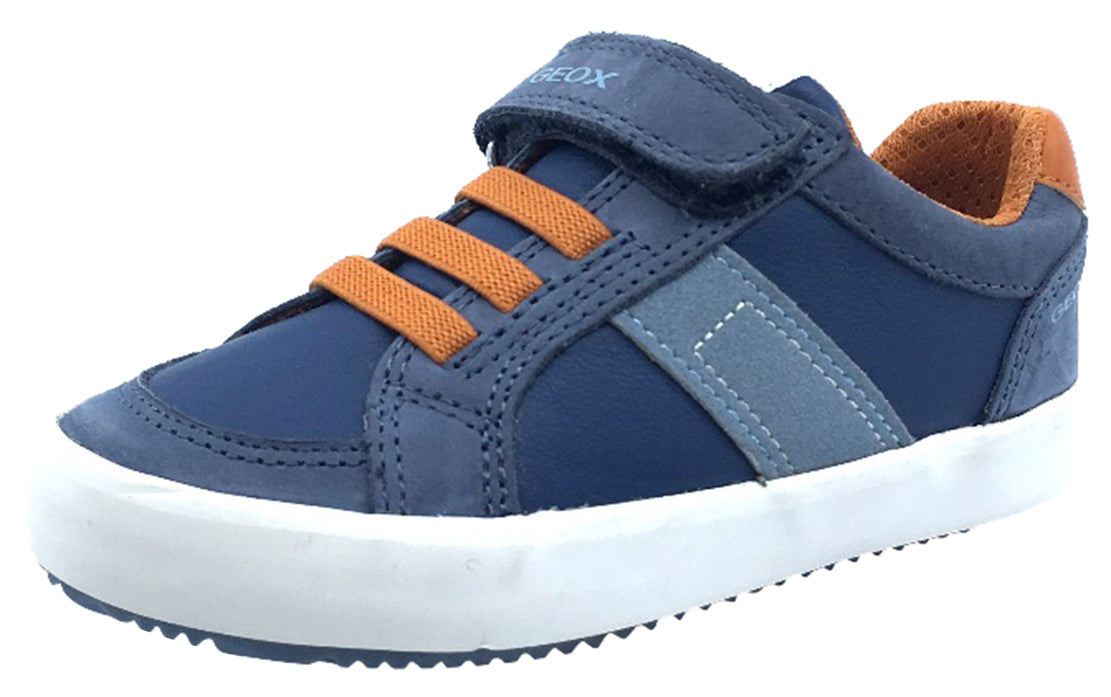 GEOX Boy s Alonisso Sneakers Blue Orange Just Shoes for Kids