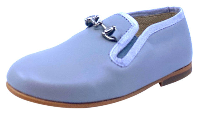 Luccini Boy's BA158 CHA Piso Point Natural Loafer - Grey Just Shoes for Kids Luccini Boy's BA158 CHA Piso Point Natural Loafer - Grey Just Shoes for Kids