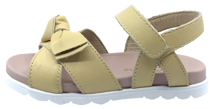 Naturino Girl's Blyde Leather Sandals, Paglia