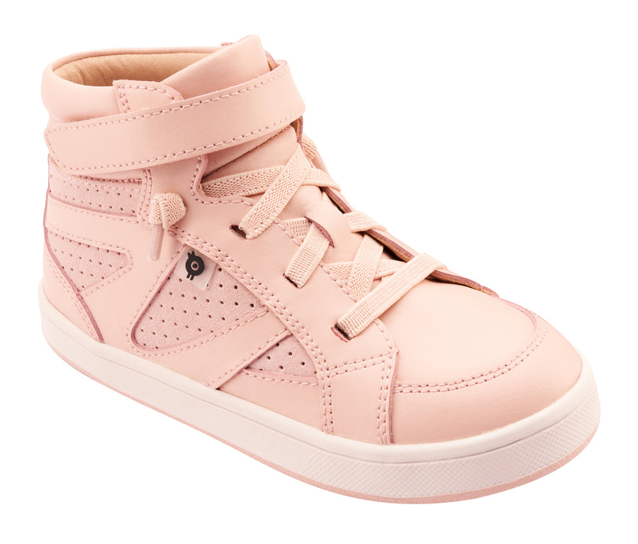 Old Soles Girl's 1004 Sole Base Casual Shoes - Powder Pink / Powder Pink Suede / White Powder Pink Sole