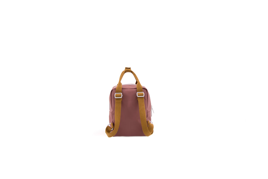 Sticky Lemon Deluxe Collection Small Backpack, Hotel Brick/Ink Blue/Sugar Brown
