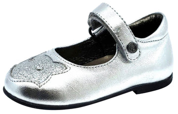 Falcotto Girl's PIROUETTE Shoes, LAMINATO ARGENTO