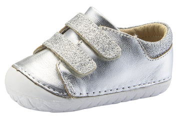 Old Soles Girl's and Boy's Edgey Pave, Silver/Glam Argent