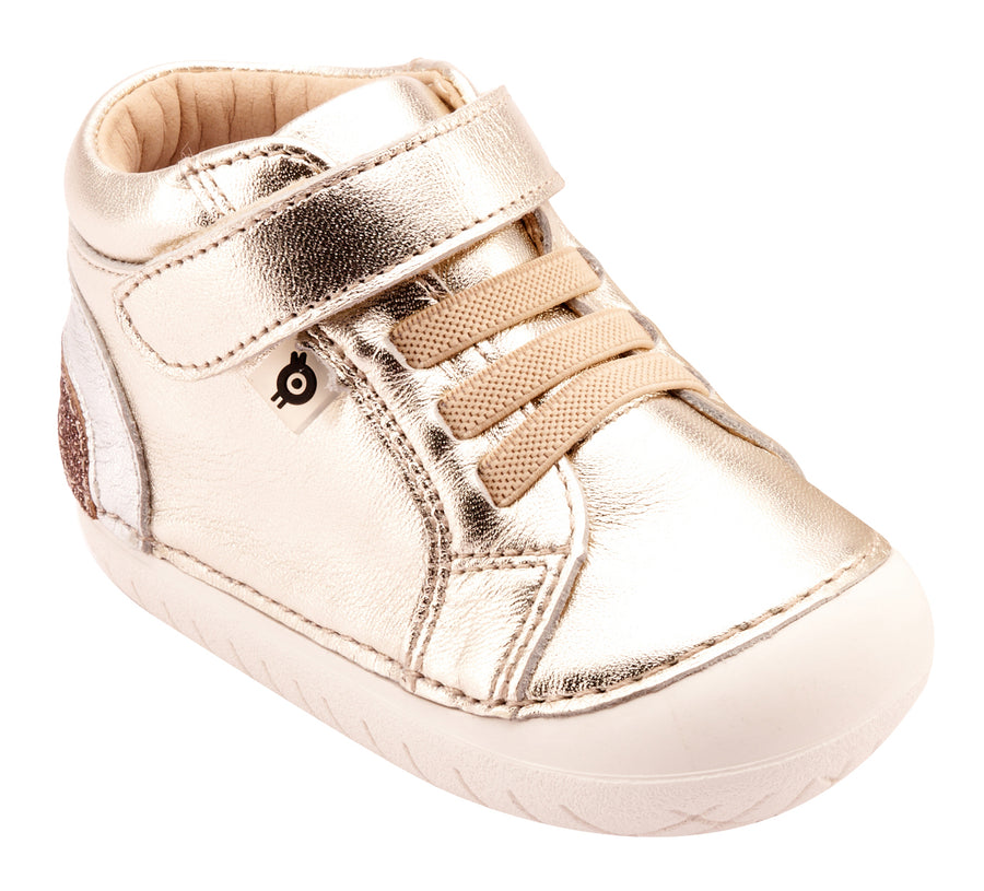 Old Soles Girl's and Boy's 4091 Rainbow Champster Casual Shoes - Titanium / Silver