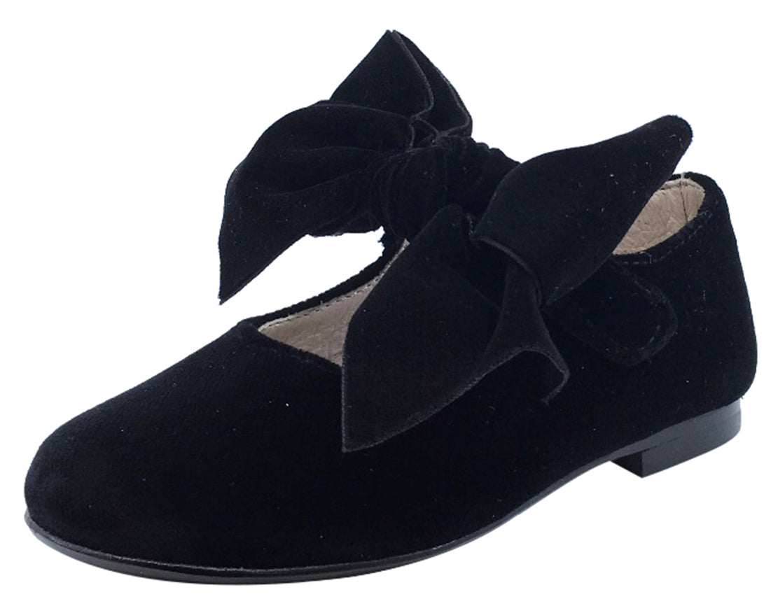 blue dress for baby girl Hoo Shoes Girl's Velvet Mary Jane with Big Bow, Black – Just Shoes for Kids