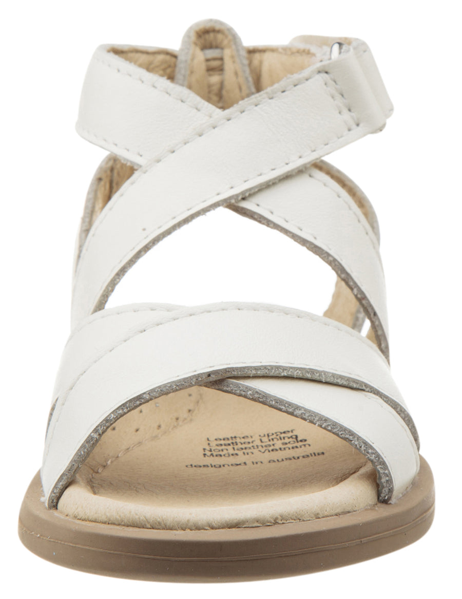 Old Soles Girl's Urban Leather Sandals, White