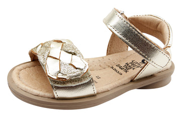 Old Soles 551 Girl's Harlequin Sandal, Gold/Glam Gold