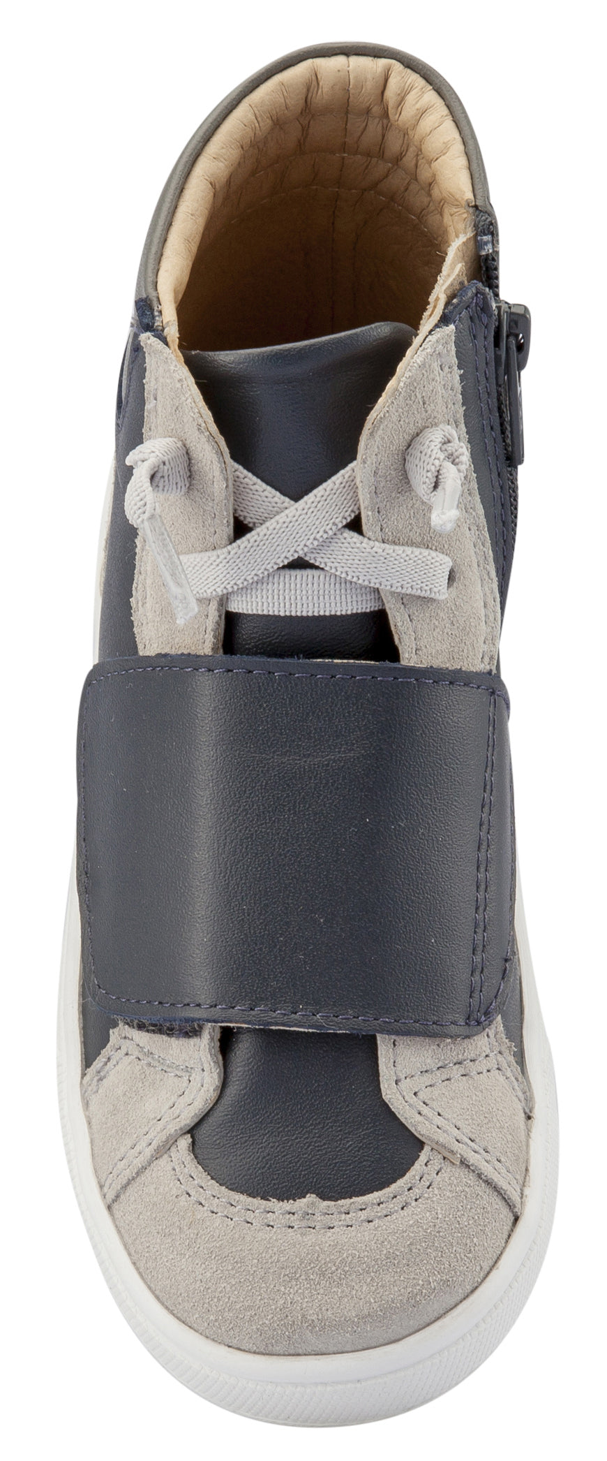 Old Soles Girl's & Boy's OG Sneakers, Navy / Grey Suede / Grey