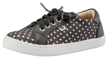 Old Soles Girl's & Boy's Star Jogger Sneakers, Star Glam Black