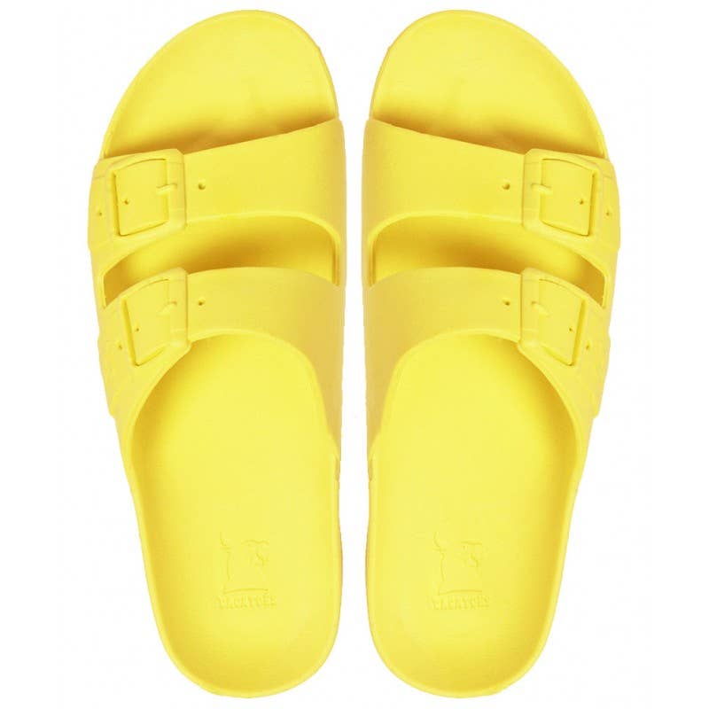 Cacatoès Girl's and Boy's Sandals, Yellow Fluo