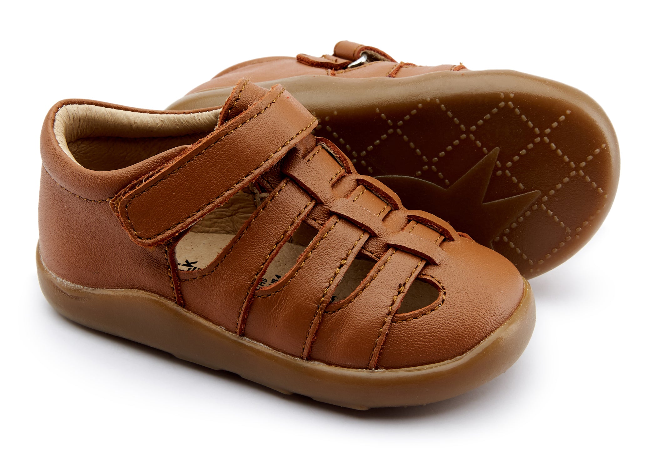 Old Soles Girl s and Boy s 8022 Ground Cage Sandals Tan Just