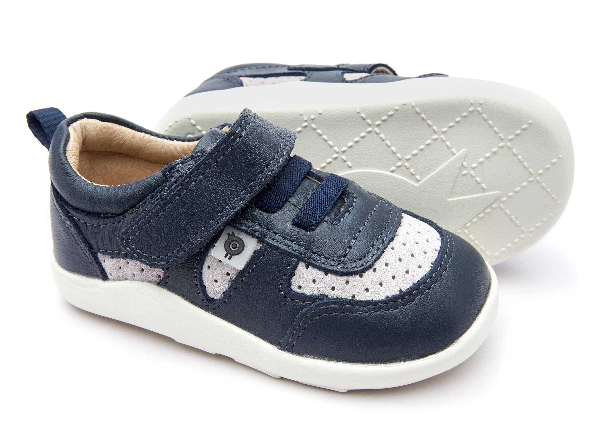 Old Soles Boy's Shizzy Shoes, Navy/Grey Suede – Just Shoes for Kids