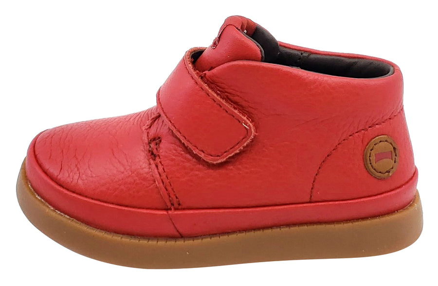 Camper for Boy's and Girl's Leather Hook and Loop Rojo Miel Bottie