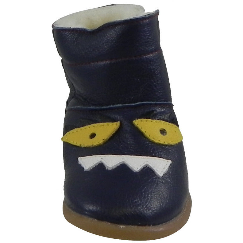 ShooShoos Kid's 102764 Navy Mr. Monster Boot 20 M EU/5 M US Toddler - Just Shoes for Kids
 - 3