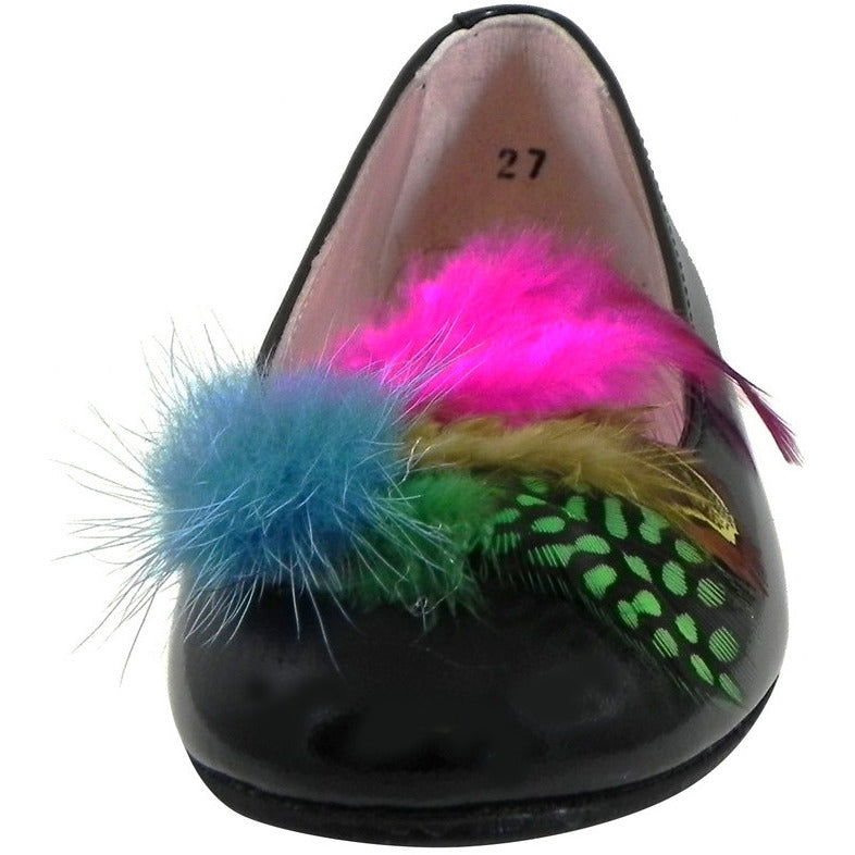 Chupetin Girl's 9328 Ballet Flat Shoe Black/Fuchsia - Just Shoes for Kids
 - 5