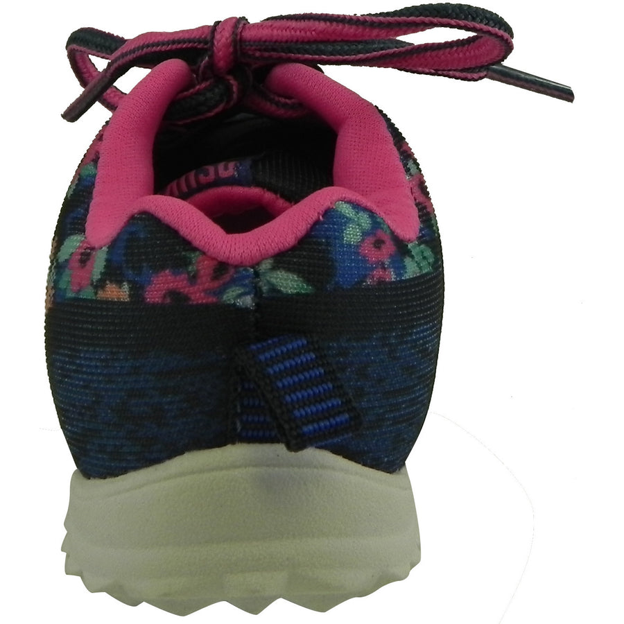 OshKosh Girl's Kova Comfortable Floral Easy On Lace Up Sneakers Blue/Pink - Just Shoes for Kids
 - 3