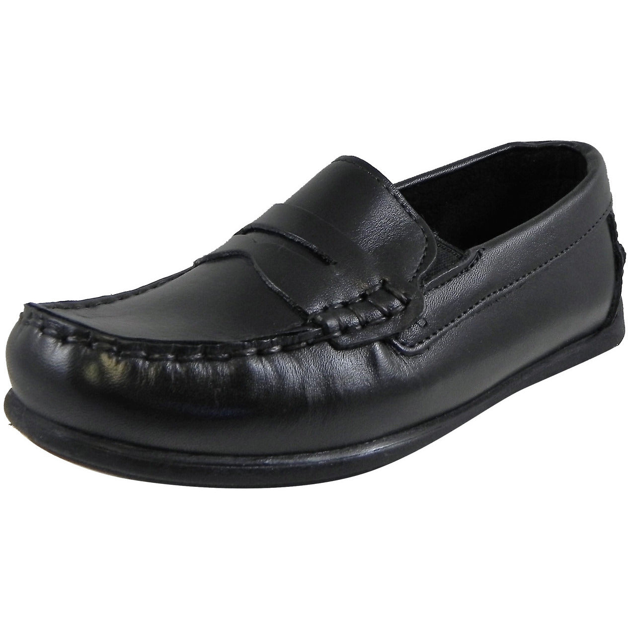 Florsheim kids grey loafers with large stitching Amazon.com | Florsheim Croquet Penny Jr Boys main image 2