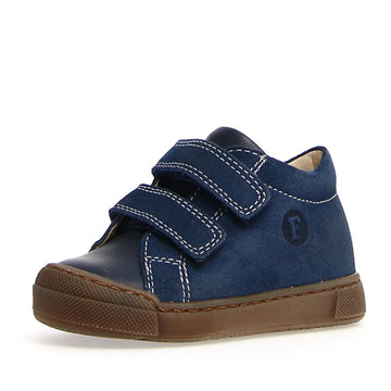 Falcotto Boy's and Girl's Snopes Shoes, Navy/Grey