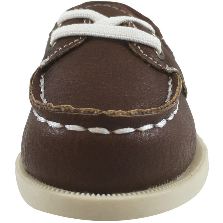 Carter's Boy's Ian Brown Slip On Classic Boat Shoe Loafer