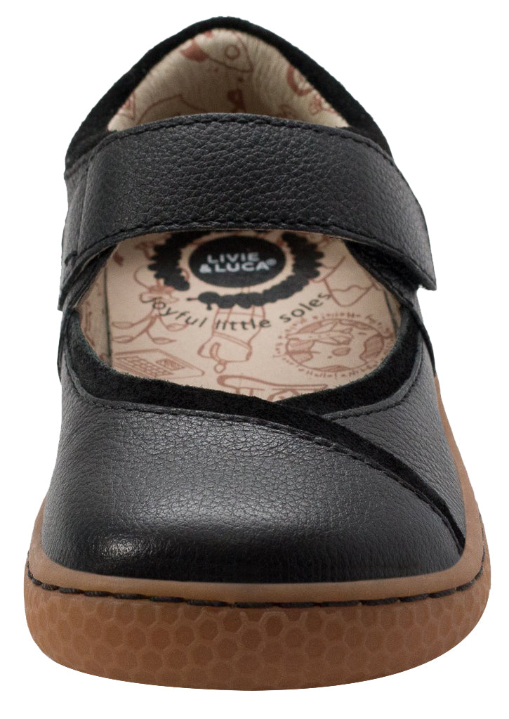 Livie Luca Girl's Tailor Mary Jane, Black – Just Shoes for Kids