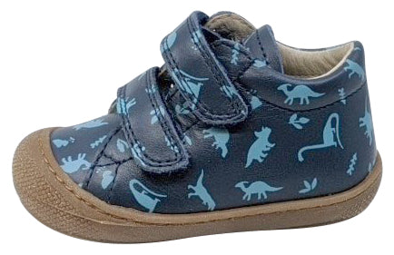 Naturino Boy's & Girl's Cocoon Dinosaur Vl Sneakers, Navy/Celeste