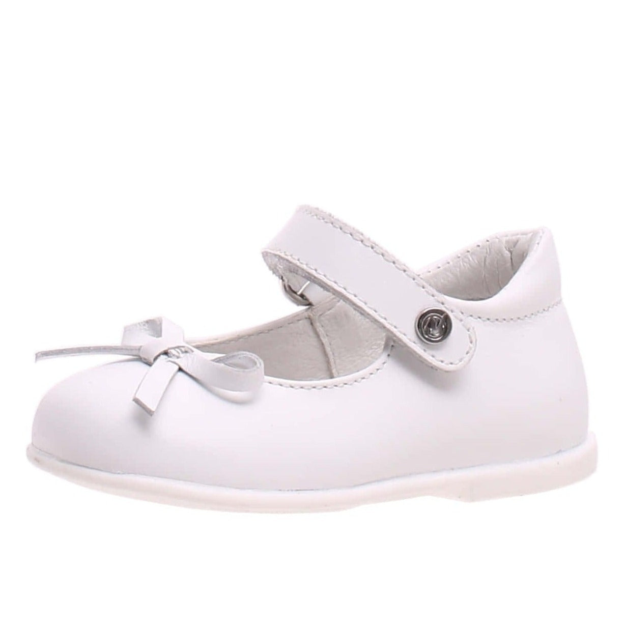 Naturino Girl's Ballet Flat Shoes White – Just Shoes for Kids