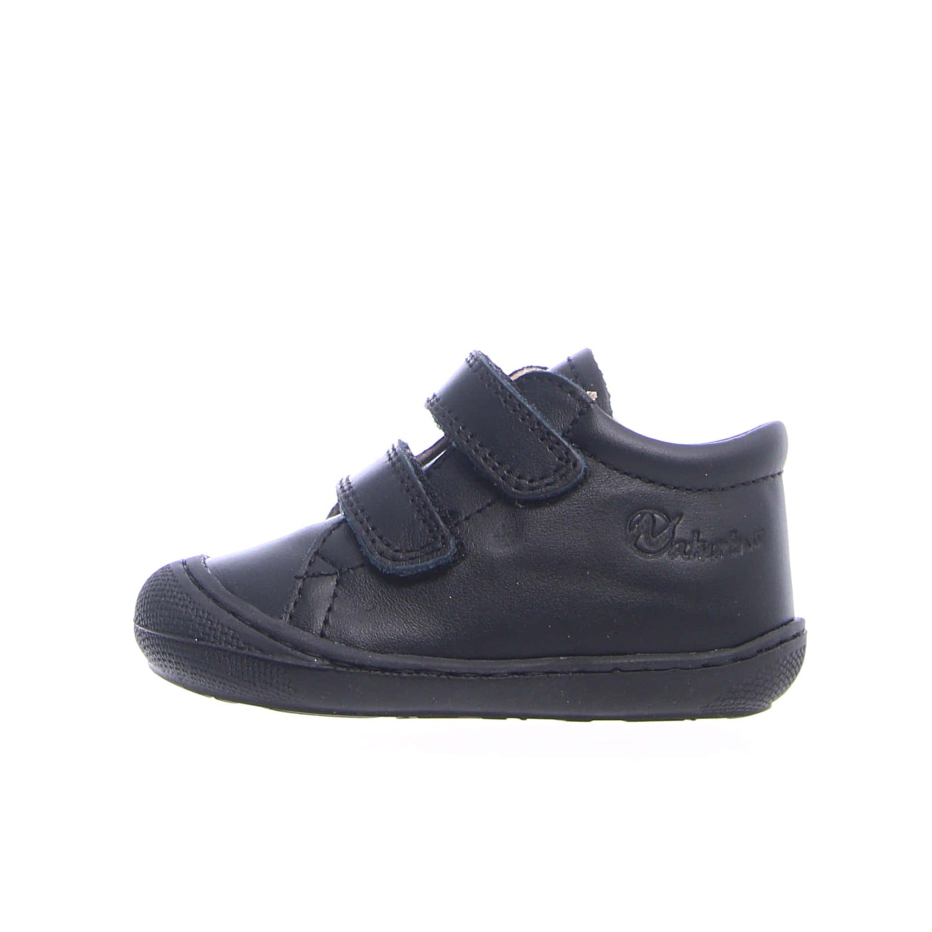 Naturino Cocoon VL - Nappa Leather First Step Shoes - Black