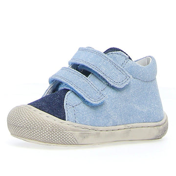 Naturino Girl's and Boy's Cocoon Vl Canvas Sneakers - Light Jeans/Jeans