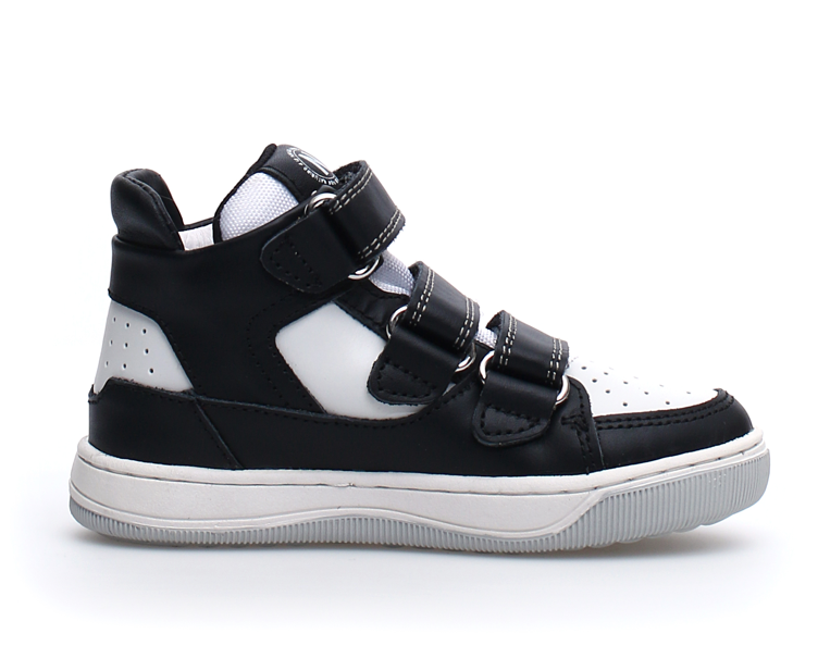 Naturino Boy's and Girl's Finnix Sneaker Shoes - Black/White