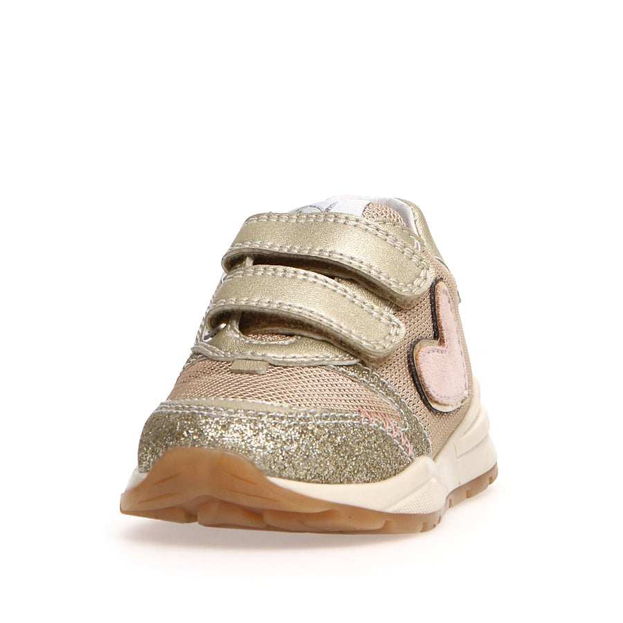 Naturino Girl's Quelly Sneakers - Platinum-Cipria