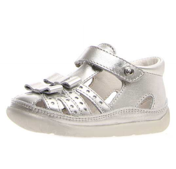 Falcotto Girl's Coachella Sandal Sneakers, Argento Silver