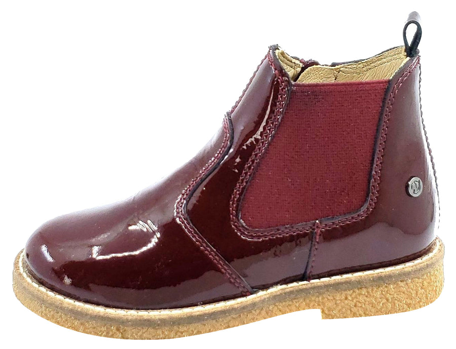 Naturino Boy's and Girl's Arthur boots, Vernice Bourdeux