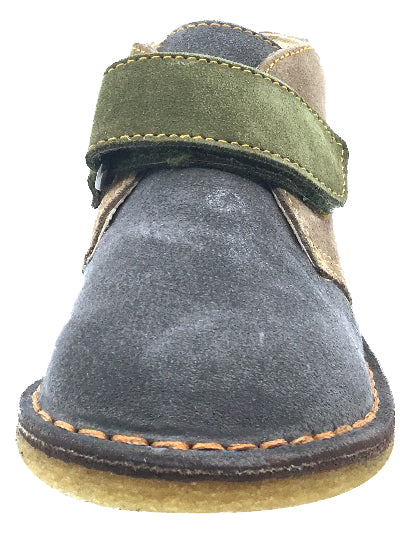 Naturino Boy's and Girl's Chukka Desert Boot, Grey/Beige/Green