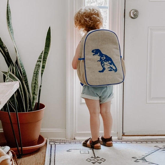 SoYoung Dino Toddler Backpack, Blue