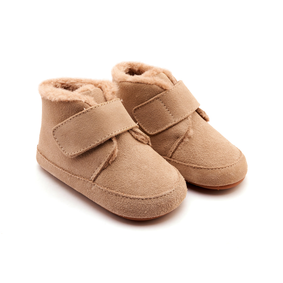Old Soles Boy's and Girl's Shloofy Casual Shoes - Sand Suede