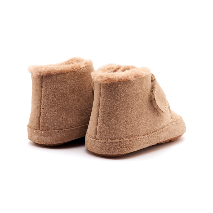 Old Soles Boy's and Girl's Shloofy Casual Shoes - Sand Suede