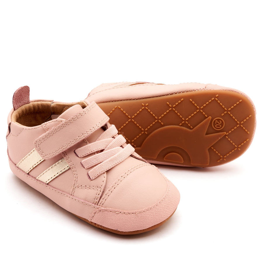 Old Soles Girl's Low Roller Casual Shoes - Dalia / Gold