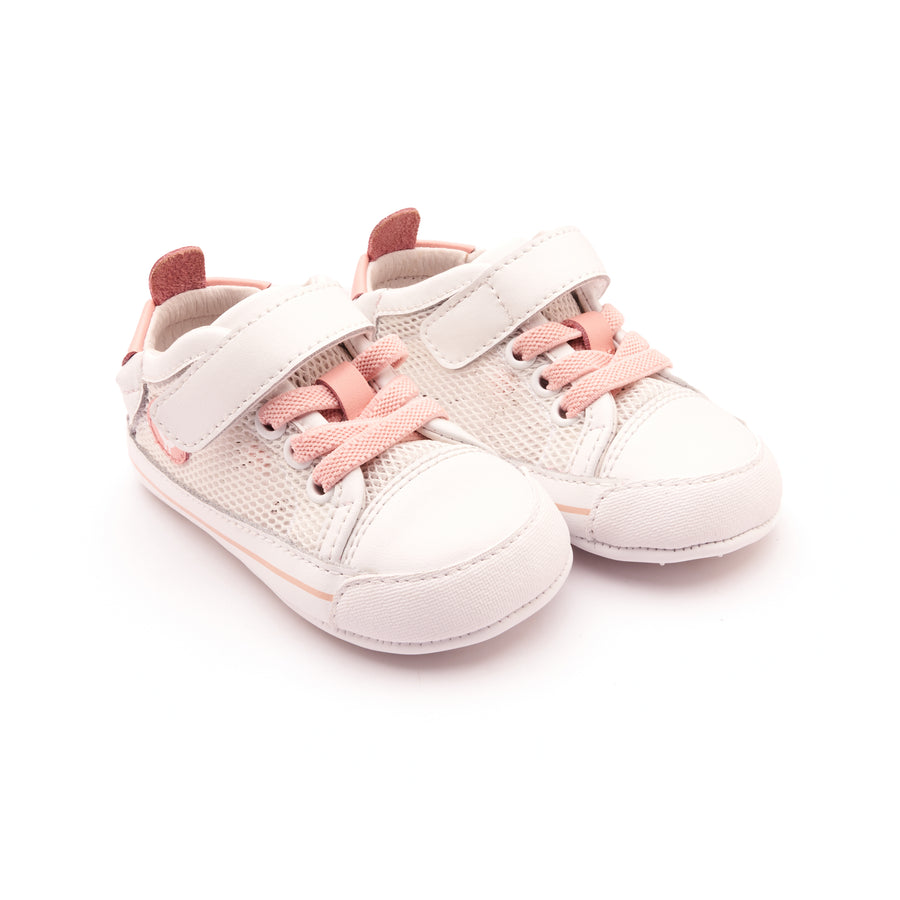 Old Soles Boy's and Girl's 0083RT Baby Mesh Casual Shoes - Snow / Cipria / Snow Sole